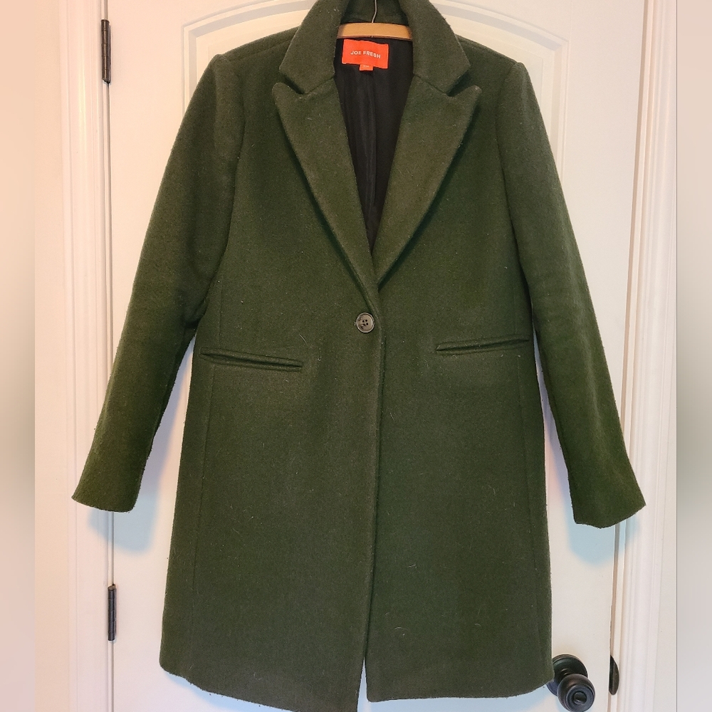 Forest Green Mid Season Top Coat